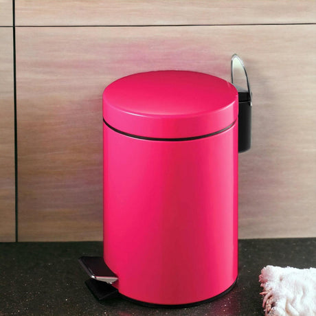 Pink 3L Mini Pedal Bin