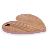 Pink Edge Heart Chopping Board