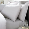 Plain Dye Pillowcases Silver