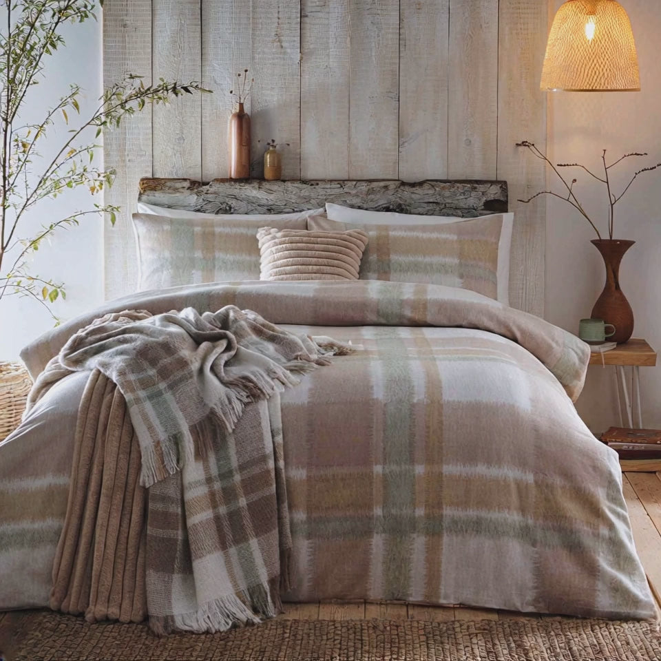 Verbier Flannelette Brushed Cotton Duvet Cover Set