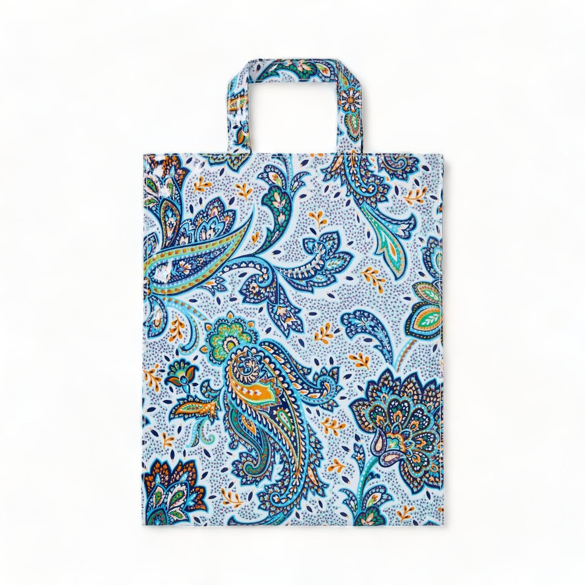 Italian Paisley Medium PVC Tote Bag Totes & Shopping Bags Ulster Weavers   