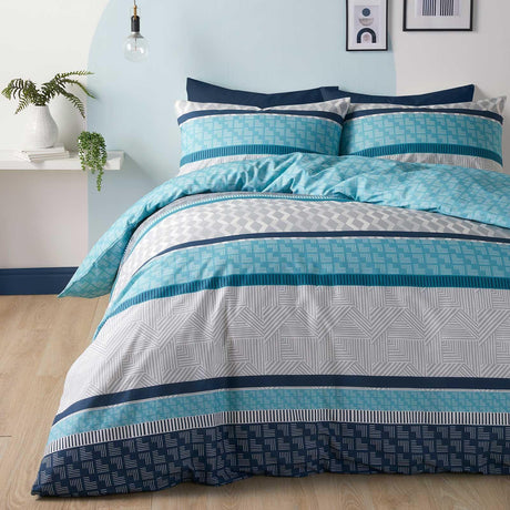 Rico Teal Duvet Cover Set