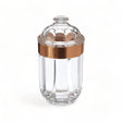 Rose Gold Acrylic Canister