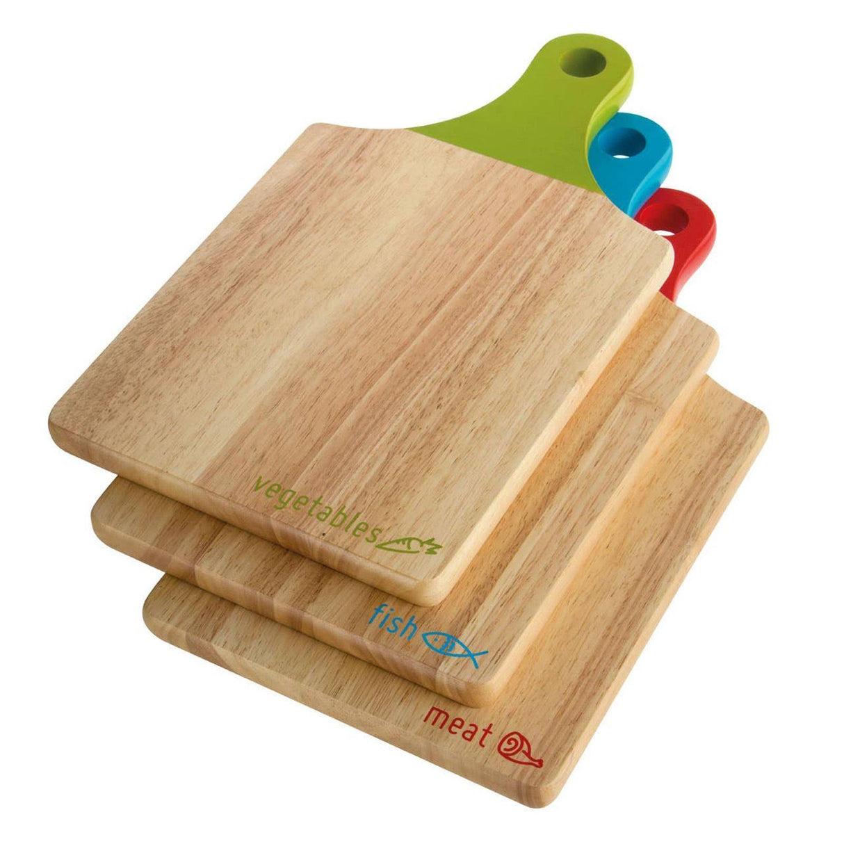 Set of 3 Colour Coded Chopping Boards