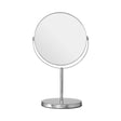 Silver Swivel Pedestal Mirror