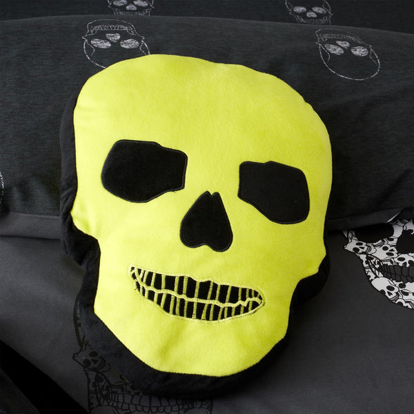 Skulls Shaped Cushion Kids Cushions & Throws Catherine Lansfield   