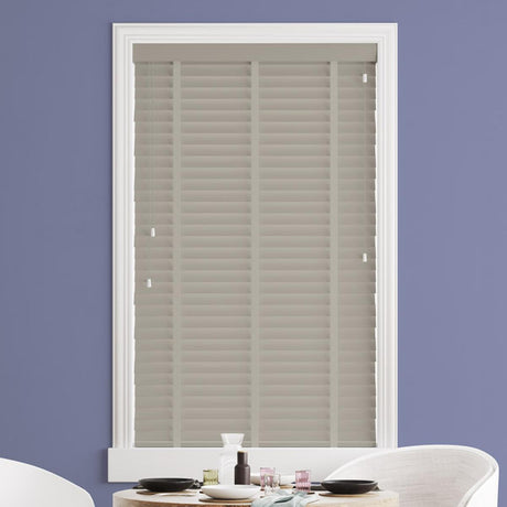 Starwood Pavilion Made to Measure Wood Venetian Blind with Solis Tapes