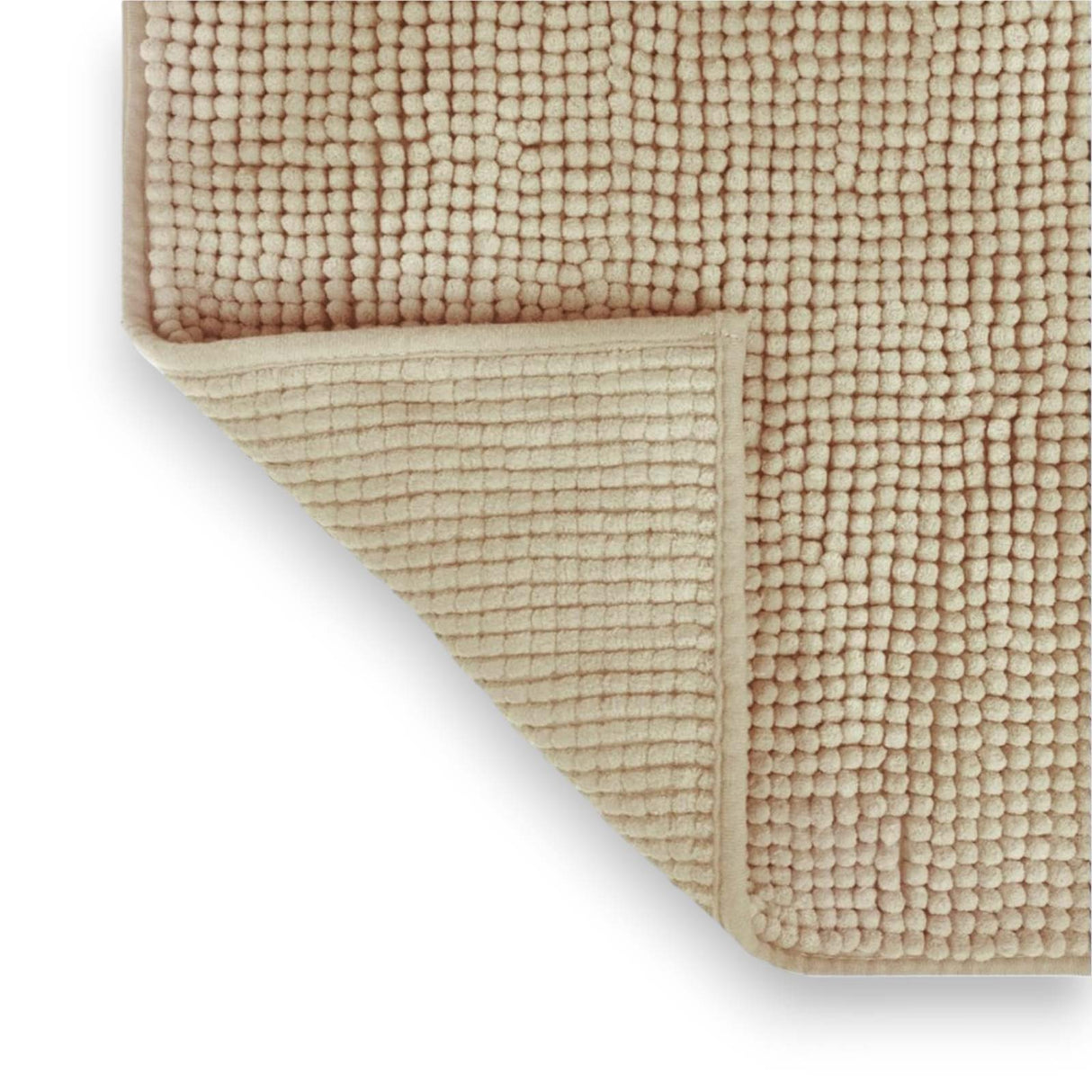 Chenille Bobble Bath Mat Stone