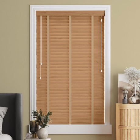 Sunwood Faux Wood Amber Made to Measure Venetian Blind with Tapes