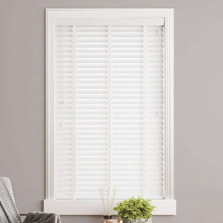 Sunwood Wood Gloss Pure Made to Measure Venetian Blind with Cotton Tapes