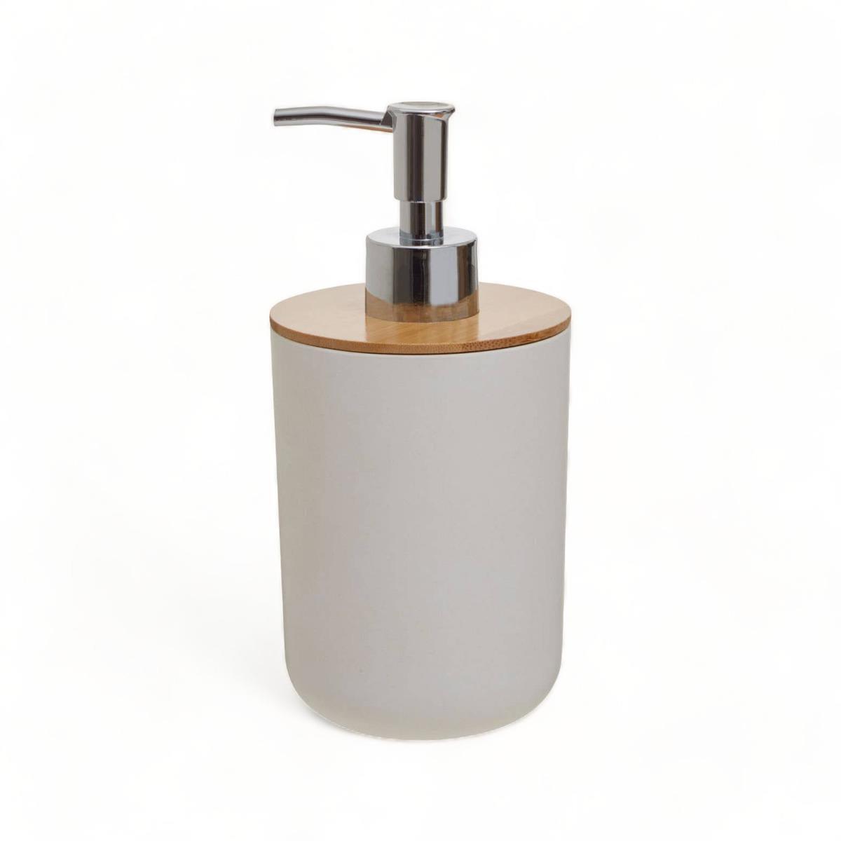 Tall White Bamboo Dispenser