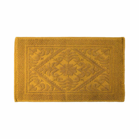 Country House Jacquard Bath Mat Turmeric Bath Mat Allure   