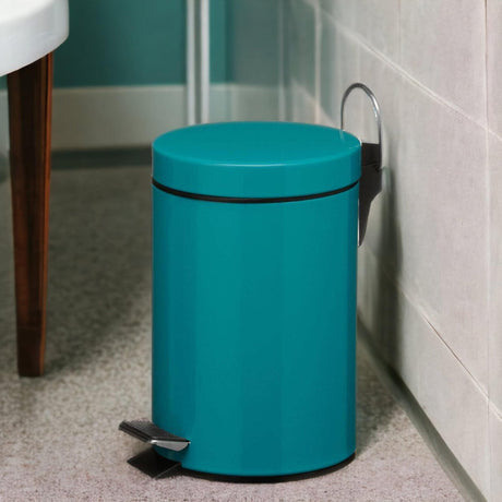 Turquoise 3L Mini Pedal Bin