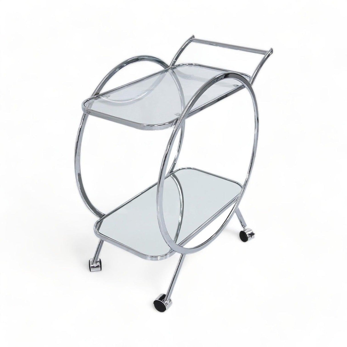 Vogue Mirrored Bar Cart