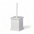 White Wood Toilet Brush