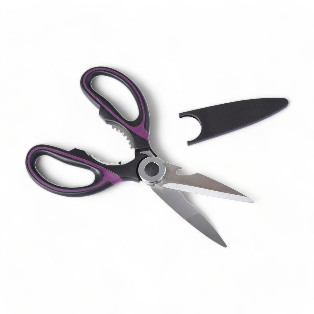 Zing! Black + Purple Kitchen Scissors