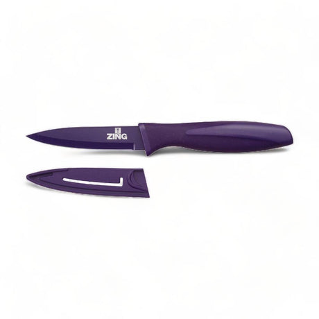 Zing! Purple Soft Grip Paring Knife