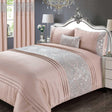 Charleston Glitter Sparkle Blush Pink Duvet Cover Set Duvet Cover Rapport Single  