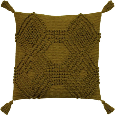 furn. Halmo Woven Cushion Cover Moss 45cm x 45cm (18"x18") Cushion Cover furn.   