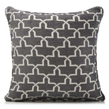 Alan Symonds Petra Chenille Grey Cushion Cover 45cm x 45cm (18"x18") Cushion Cover Alan Symonds   