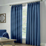 Essential 95% Blackout Tape Top Curtains Blue Tape Top Curtains Alan Symonds 46'' x 54''  