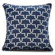 Alan Symonds Petra Chenille Blue Cushion Cover 45cm x 45cm (18"x18") Cushion Cover Alan Symonds   