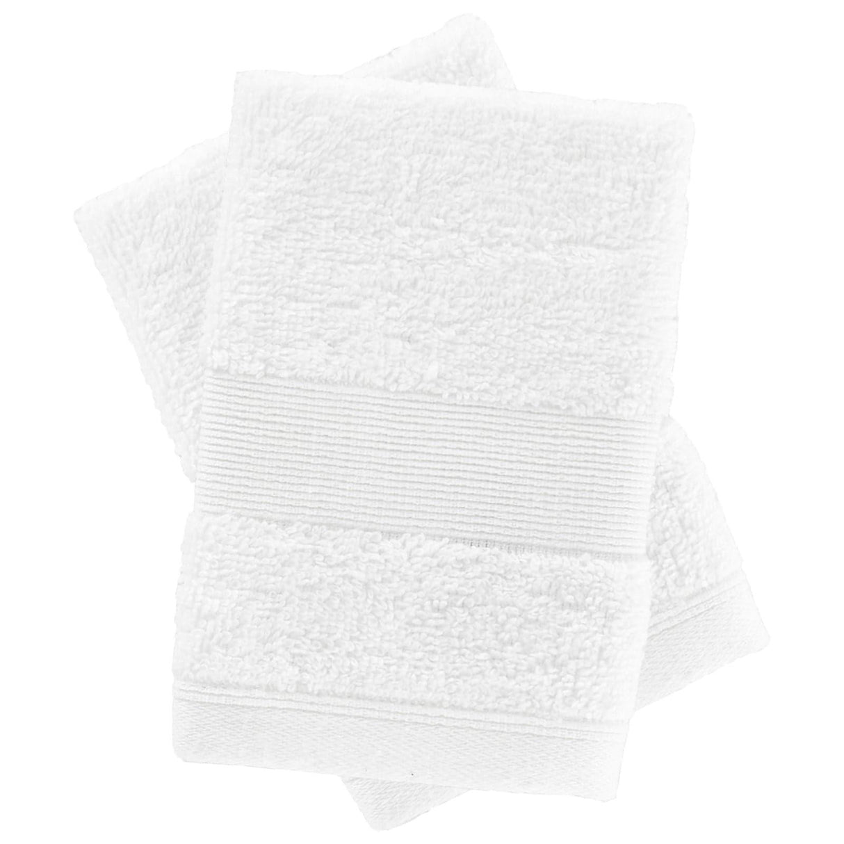 Antibacterial Face Cloth Pair White Towels Catherine Lansfield   