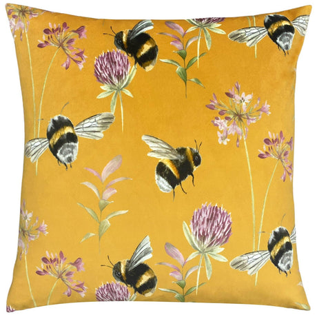 Evans Lichfield Country Bee Garden Honey Cushion Cover  43cm x 43cm (17"x17")