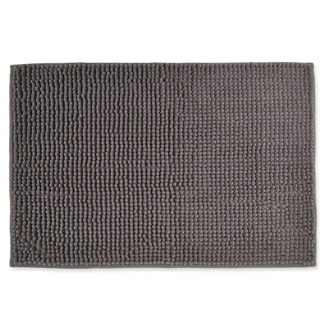 Noodle Non-Slip Chenille Bath Mat Graphite Bath Mat Emma Barclay 40cm x 60cm  