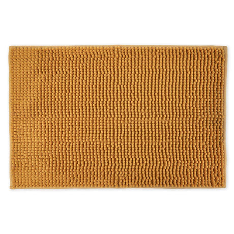 Noodle Non-Slip Chenille Bath Mat Ochre Bath Mat Emma Barclay 40cm x 60cm  