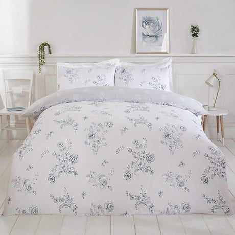 Sustainable Sadie Duvet Cover Set Royal