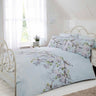 Eloise Floral Blossom Duck Egg Duvet Cover Set Duvet Cover Rapport Single  