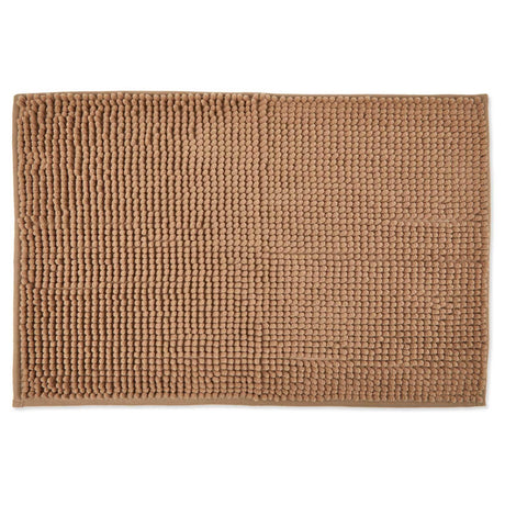 Noodle Non-Slip Chenille Bath Mat Walnut Bath Mat Emma Barclay 40cm x 60cm  