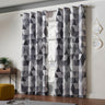 Malmo Blockout Eyelet Curtains Charcoal Eyelet Curtains Alan Symonds 66'' x 54''  