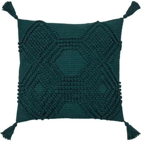 furn. Halmo Woven Cushion Cover Teal 45cm x 45cm (18"x18") Cushion Cover furn.   