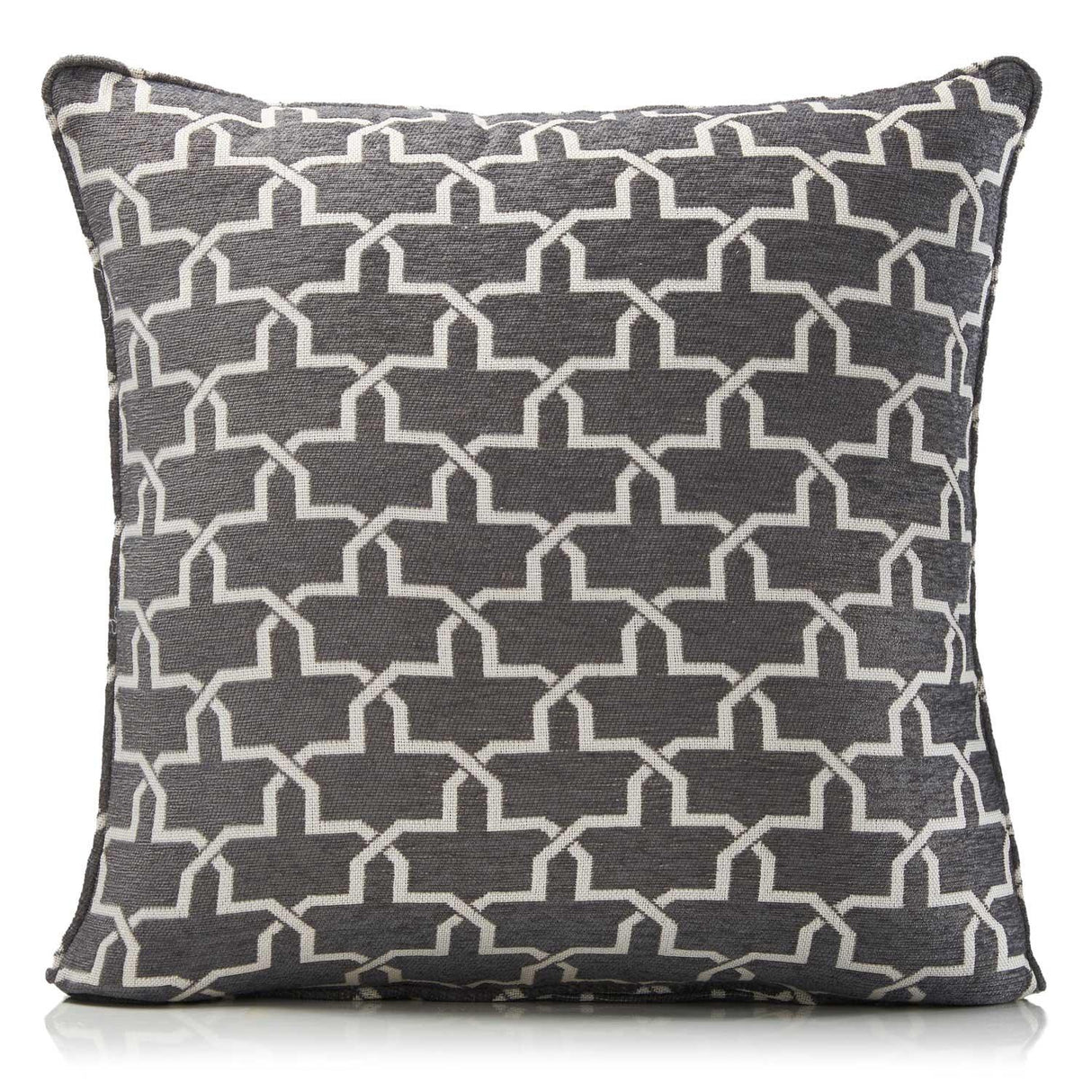 Alan Symonds Petra Chenille Grey Cushion Cover 55cm x 55cm (22"x22") Cushion Cover Alan Symonds   