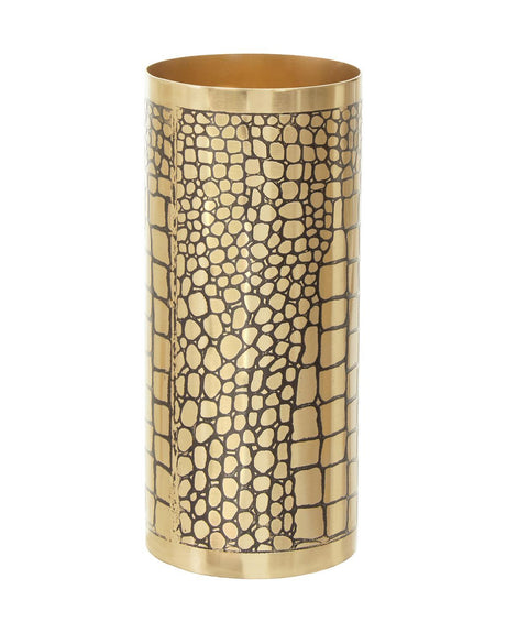 Roslin Gold Croc Small Vase