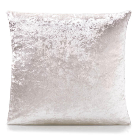 Alan Symonds Crushed Velvet Cushion Cover Cream 45cm x 45cm (18"x18") Cushion Cover Alan Symonds   