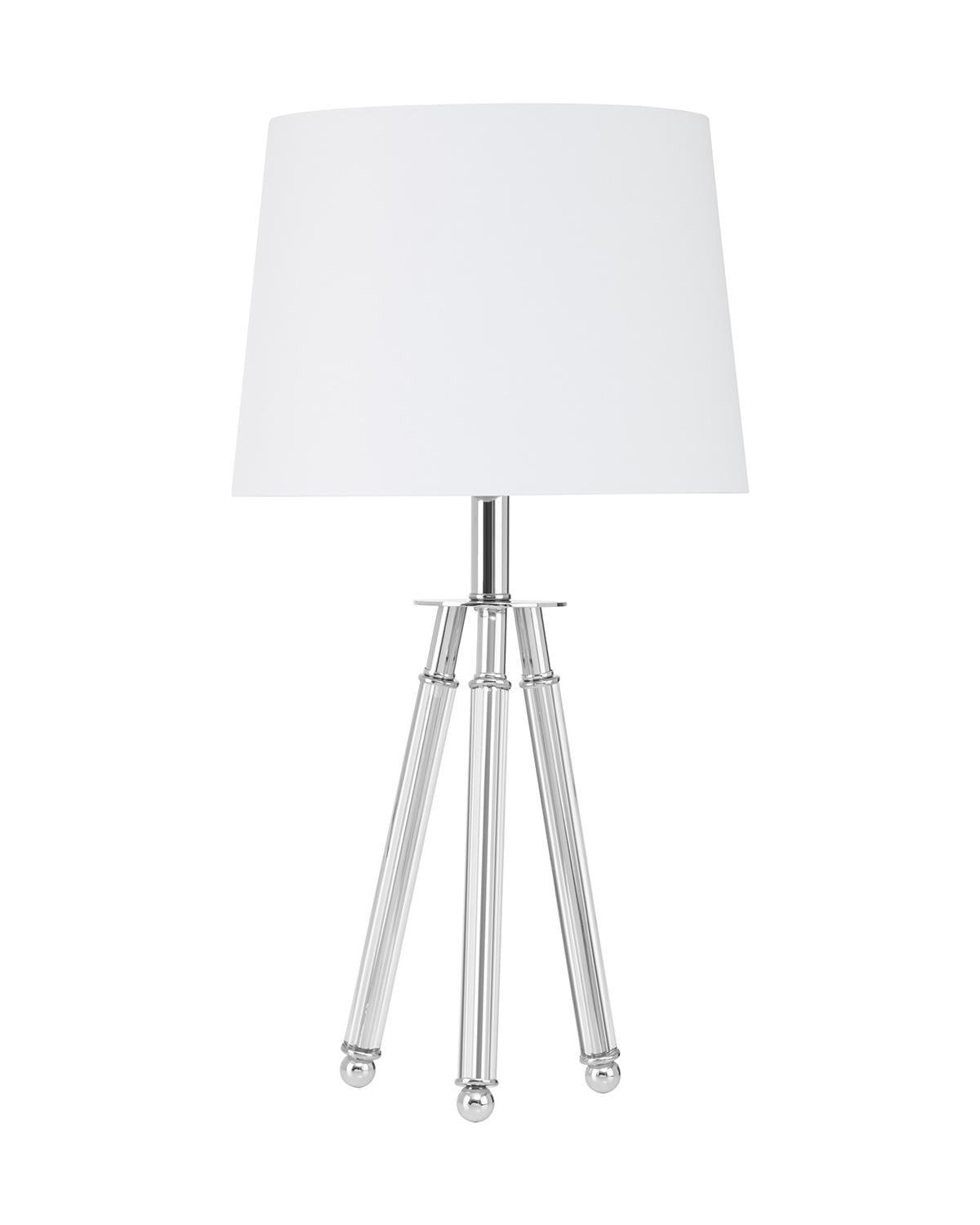 Acrylic tripod table deals lamp