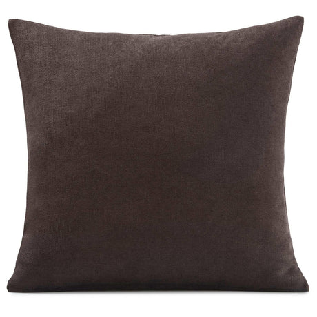 Alan Symonds Velvet Chenille Cushion Cover Chocolate 45cm x 45cm (18"x18") Cushion Cover Alan Symonds   