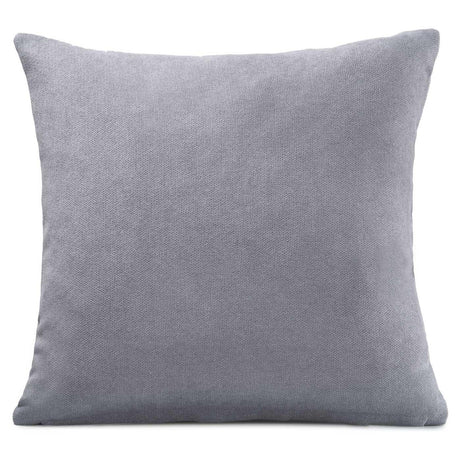 Alan Symonds Velvet Chenille Cushion Cover Silver 45cm x 45cm (18"x18") Cushion Cover Alan Symonds   