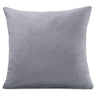 Alan Symonds Velvet Chenille Cushion Cover Silver 45cm x 45cm (18"x18") Cushion Cover Alan Symonds   