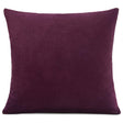 Alan Symonds Velvet Chenille Cushion Cover Aubergine 45cm x 45cm (18"x18") Cushion Cover Alan Symonds   