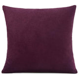 Alan Symonds Velvet Chenille Cushion Cover Aubergine 45cm x 45cm (18"x18") Cushion Cover Alan Symonds   