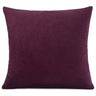 Alan Symonds Velvet Chenille Cushion Cover Aubergine 45cm x 45cm (18"x18") Cushion Cover Alan Symonds   