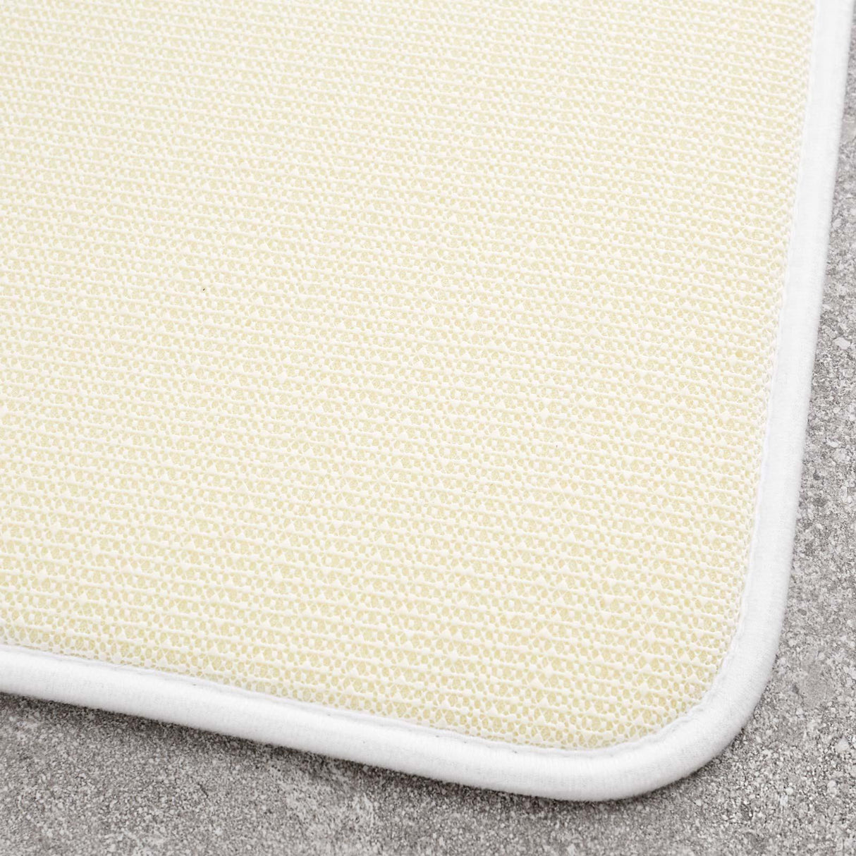 Antibacterial Memory Foam Bath Mat White Bath Mat Catherine Lansfield   