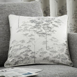 Curtina Elmwood Silver Cushion Cover 43cm x 43cm (17"x17") Cushion Cover Curtina   