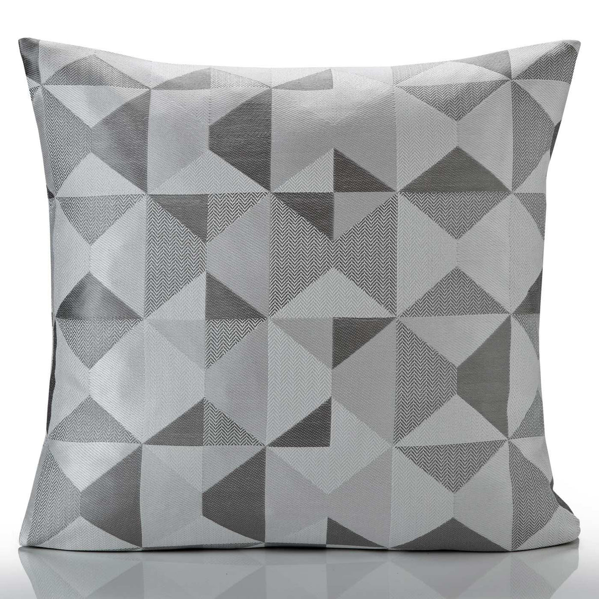 Alan Symonds Large Skandi Cushion Cover Silver 55cm x 55cm (22"x22") Cushion Cover Alan Symonds   