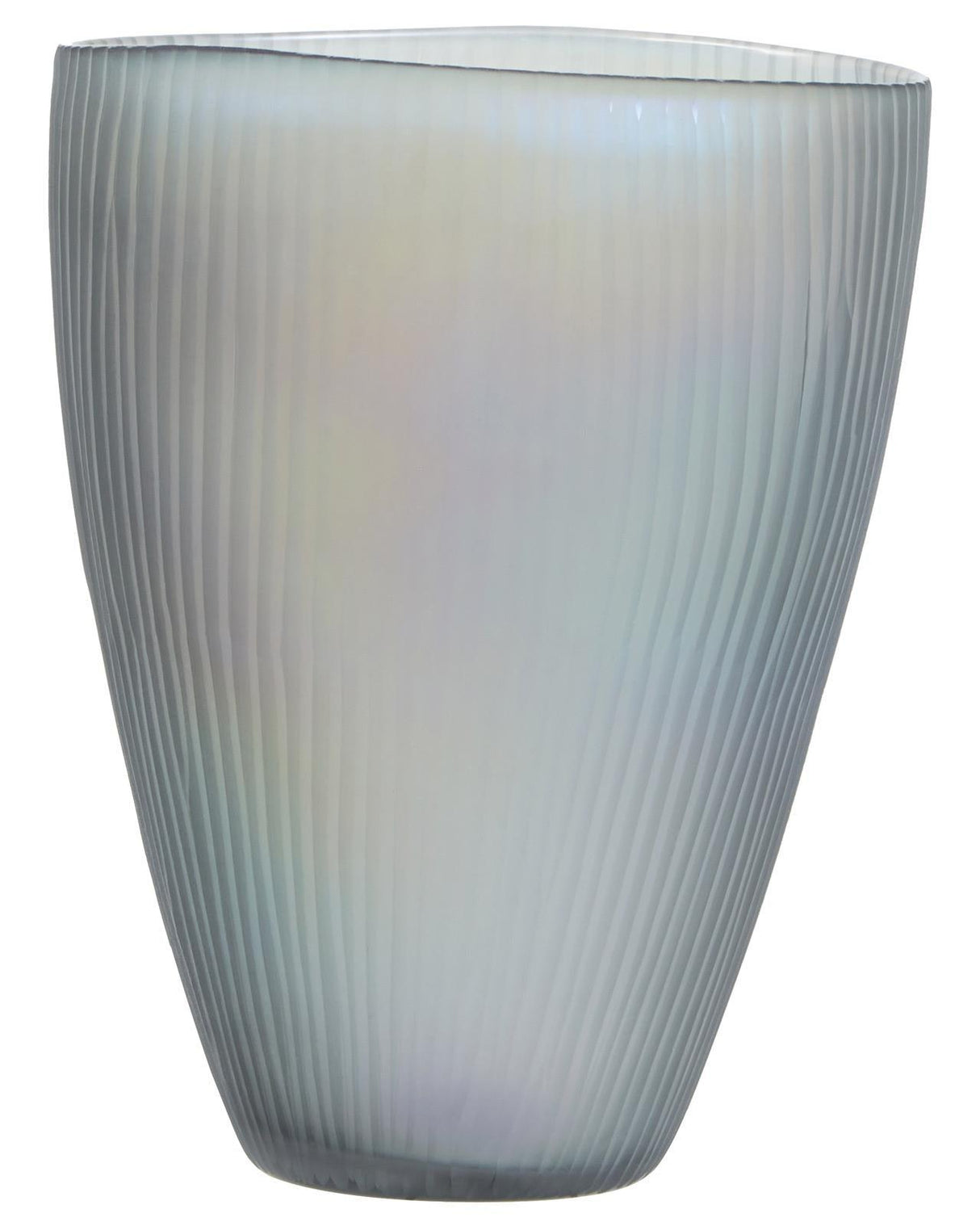 Small Linnea Fluted Glass Vase