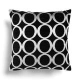 Alan Symonds Large Oh! Cushion Cover Black 55cm x 55cm (22"x22") Cushion Cover Alan Symonds   